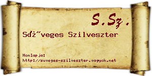 Süveges Szilveszter névjegykártya